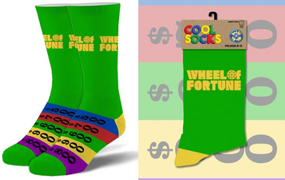 Wheel of Fortune Socks - Premium Socks from Cool Socks - Just $10.95! Shop now at Pat's Monograms