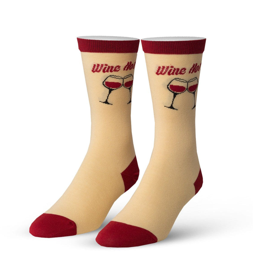 Wine Not Socks - Premium Socks from Cool Socks - Just $9.95! Shop now at Pat's Monograms