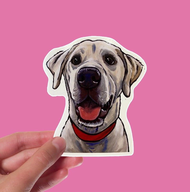 Dog Lover Stickers - Premium Decorative Stickers from Hippie Hound Studios - Just $4.00! Shop now at Pat's Monograms