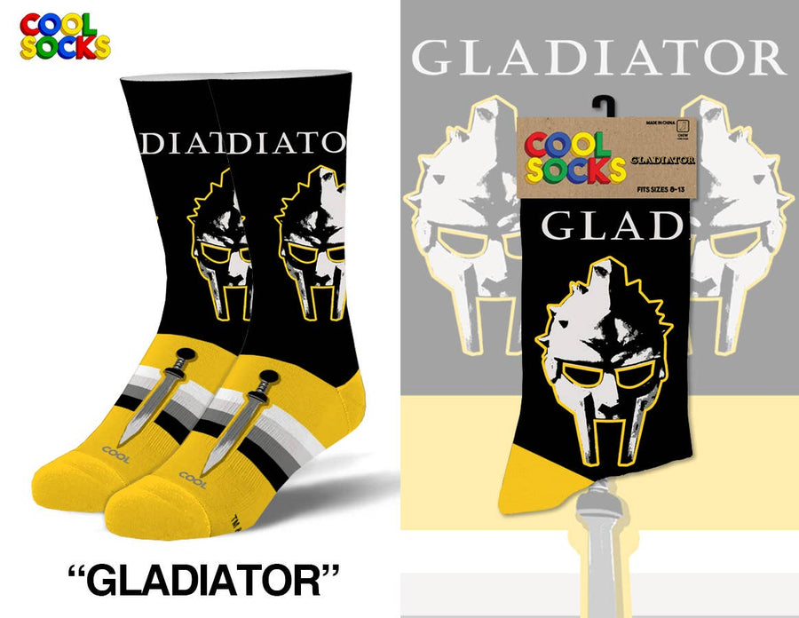 Gladiator - Mens Crew Folded - Premium Socks from Cool Socks - Just $11.95! Shop now at Pat's Monograms