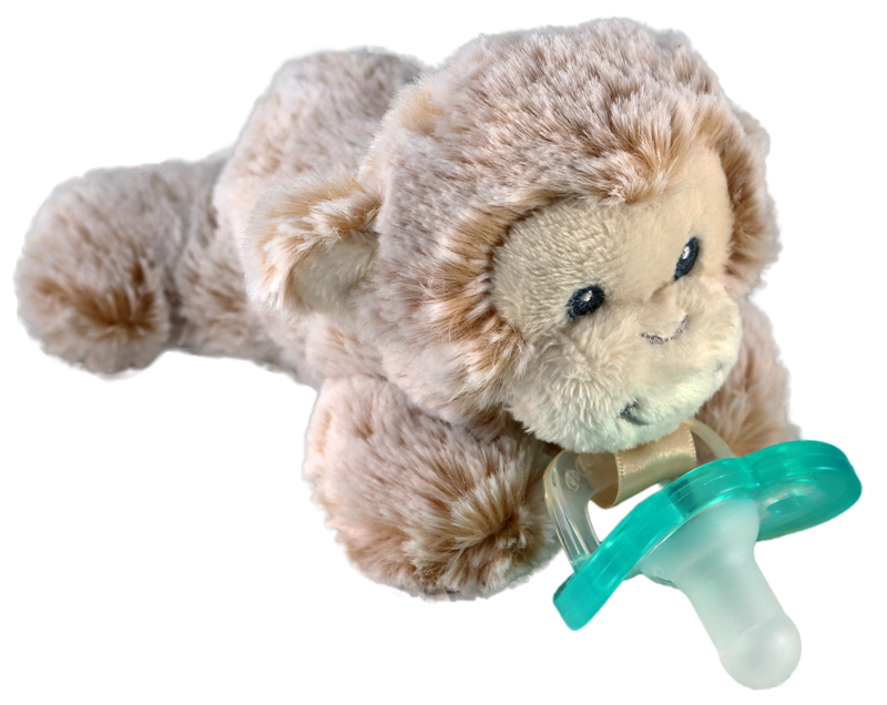 RaZbuddy Mario Monkey Paci/Teether Holder - Premium Baby Gift from RaZbaby - Just $12.99! Shop now at Pat&