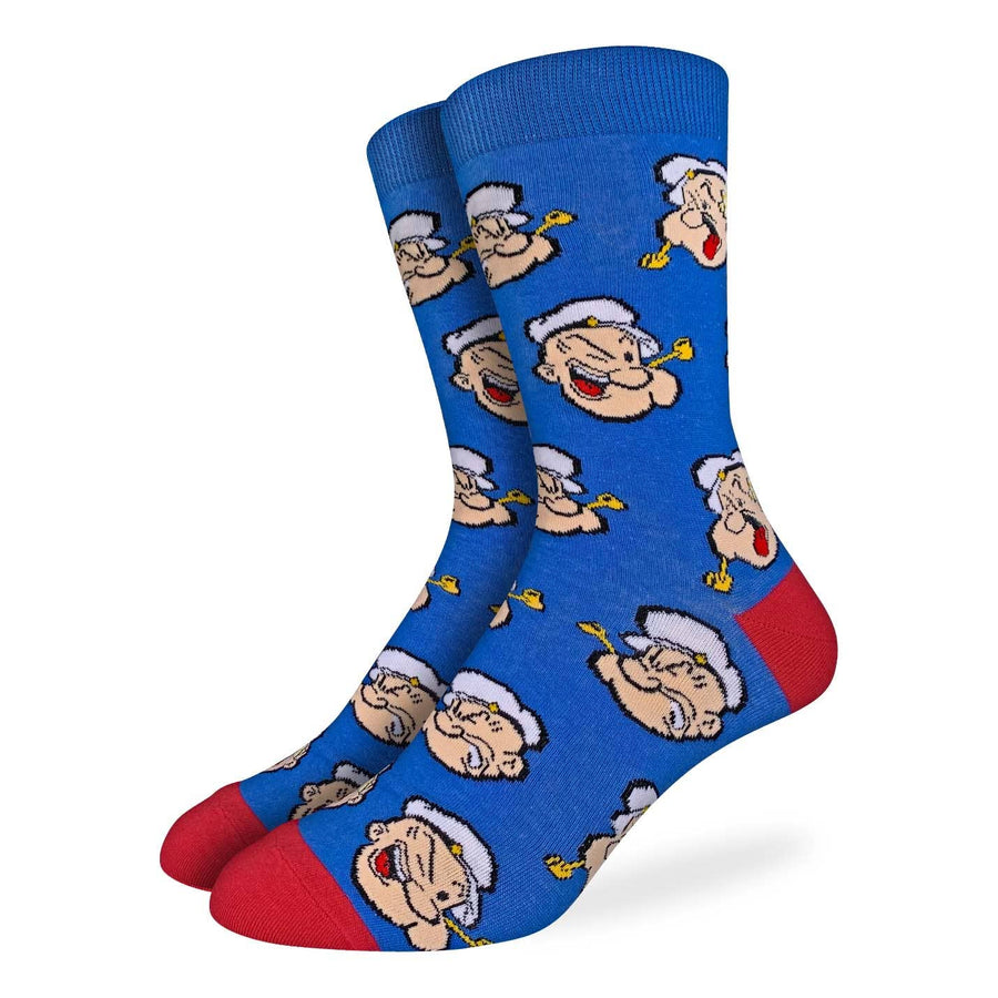 Men's Popeye Faces Socks - Premium Socks from Good Luck Sock - Just $11.0! Shop now at Pat's Monograms
