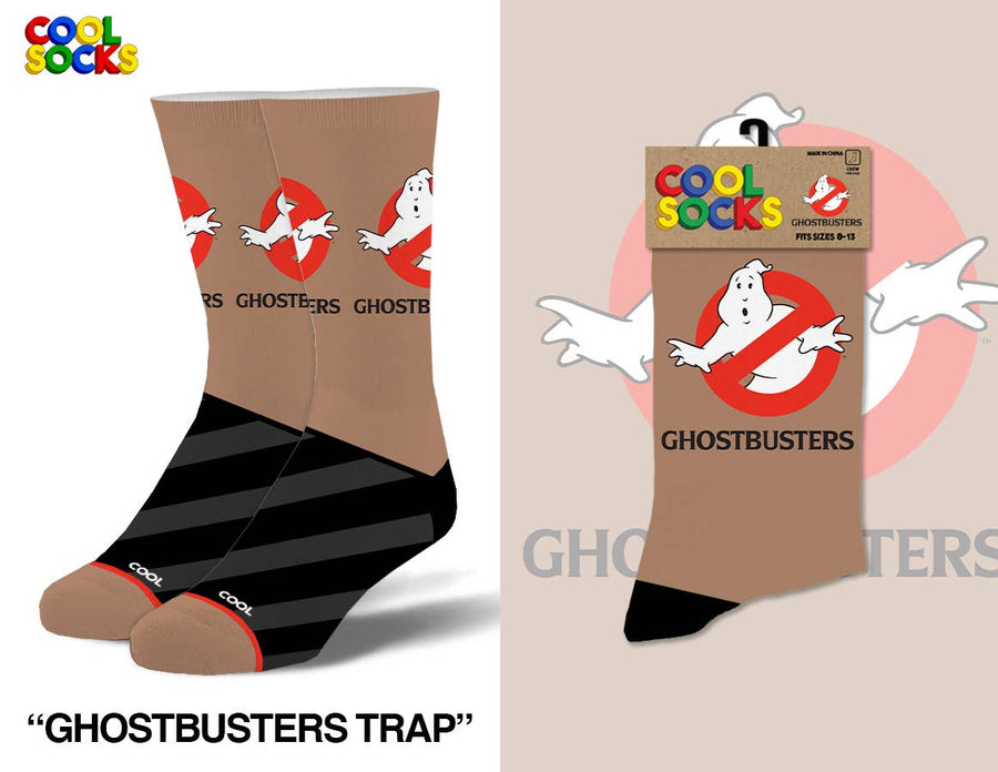 Ghostbusters Trap - Mens Crew Folded - Premium Socks from Cool Socks - Just $11.95! Shop now at Pat's Monograms