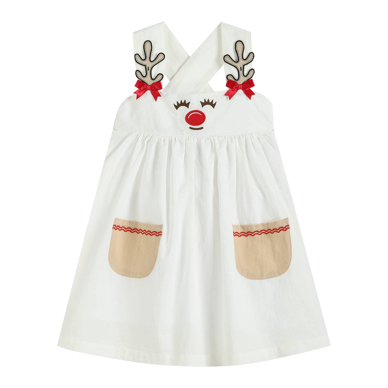 Lil Cactus - Reindeer Christmas Jumper Dress - Premium Baby & Toddler Dresses from Lil Cactus - Just $32.95! Shop now at Pat&