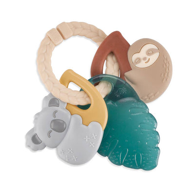 Tropical Itzy Keys™ Textured Ring with Teether + Rattle - Premium Baby Gift from Itzy Ritzy - Just $9.99! Shop now at Pat's Monograms