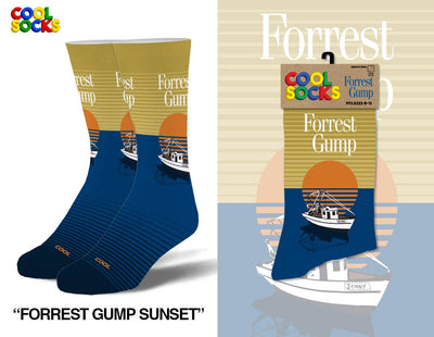 Forrest Gump Sunset - Mens Crew Folded - Premium Socks from Cool Socks - Just $11.95! Shop now at Pat's Monograms