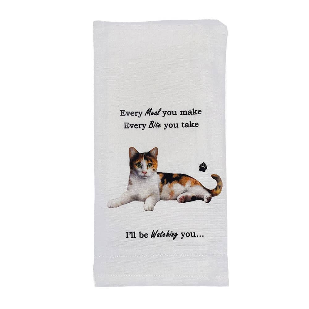 Calico Cat Kitchen Towel - Premium Dish Towel from E&S Pets - Just $9.95! Shop now at Pat's Monograms