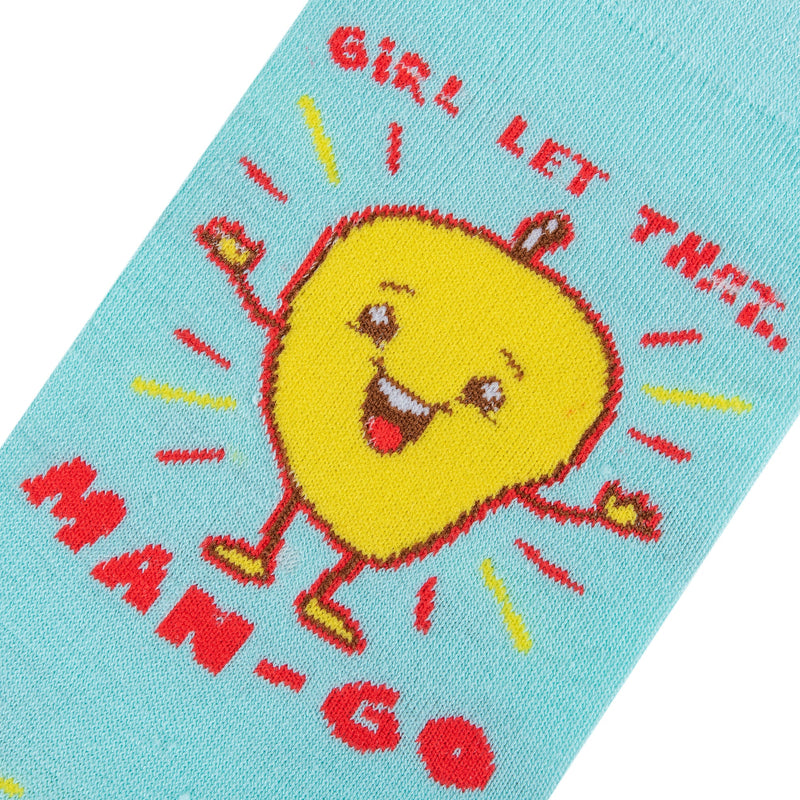 Let that Man-GO Crew Socks - Premium Socks from Crazy Socks - Just $7.00! Shop now at Pat&