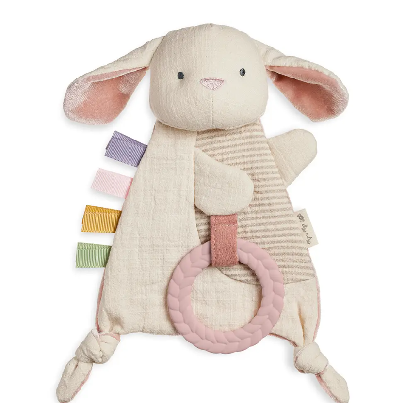 Bitzy Crinkle™ Bunny Sensory Toy with Teether - Premium Baby Gift from Itzy Ritzy - Just $15.95! Shop now at Pat's Monograms