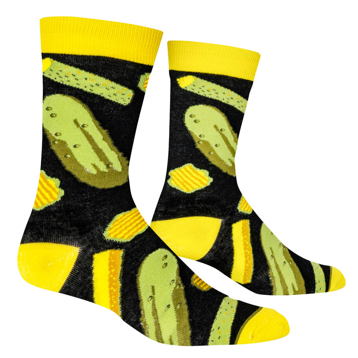 Pickles - Mens Crew Folded - Premium  from Crazy Socks - Just $7! Shop now at Pat's Monograms