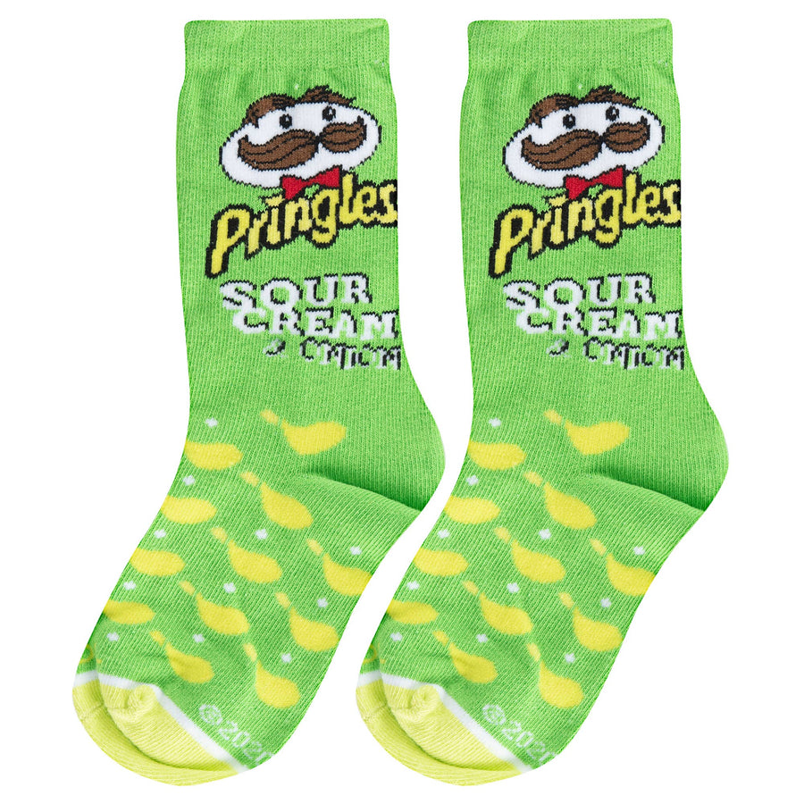 Pringles Sour Cream Socks - Kids 7-10 - Premium  from Cool Socks - Just $8! Shop now at Pat's Monograms