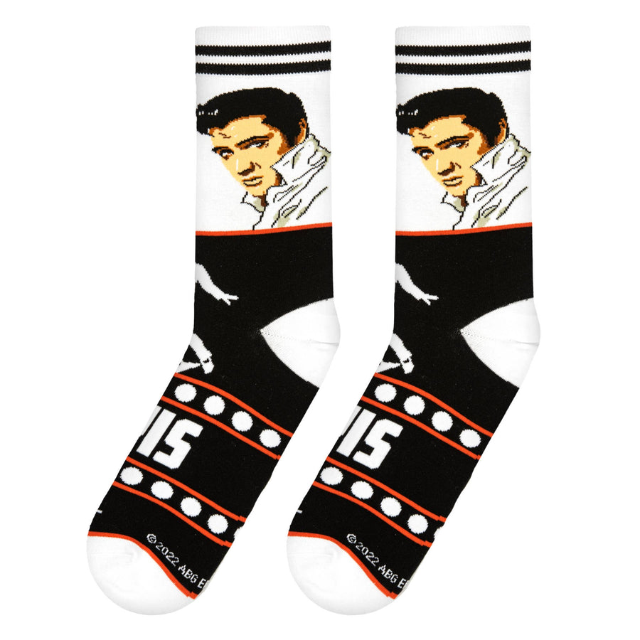Elvis Glam - Mens Crew Folded - Premium socks from Cool Socks - Just $11.95! Shop now at Pat's Monograms