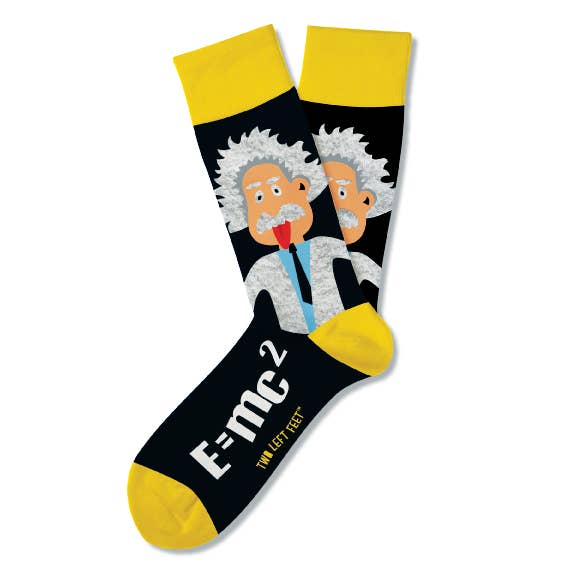 E-MC 2 Fuzzy Socks - Premium Socks from Two Left Feet - Just $7.00! Shop now at Pat's Monograms