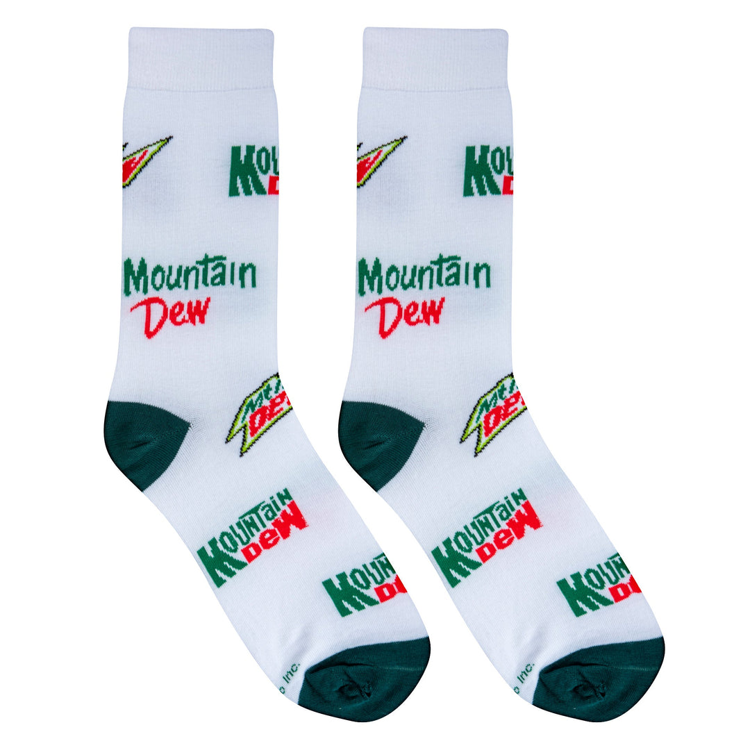 Mountain Dew Crew Socks - Premium Socks from Crazy Socks - Just $7.00! Shop now at Pat's Monograms