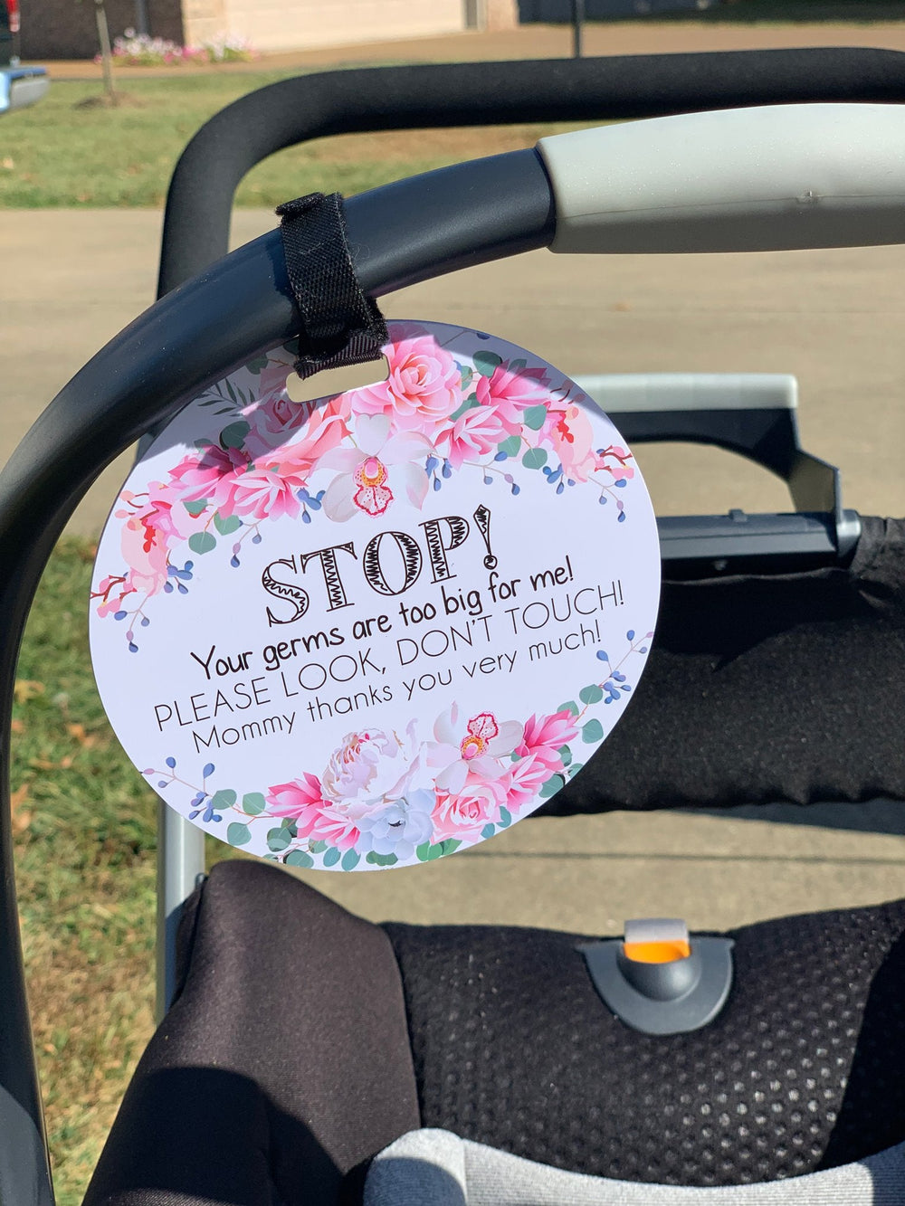 Floral Car Seat and Stroller - STOP germs - Premium Infant Accessories from Three Little Tots - Just $9.95! Shop now at Pat's Monograms
