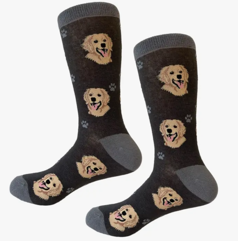 Golden Retriever Socks - Premium Socks from Sock Daddy - Just $9.95! Shop now at Pat's Monograms