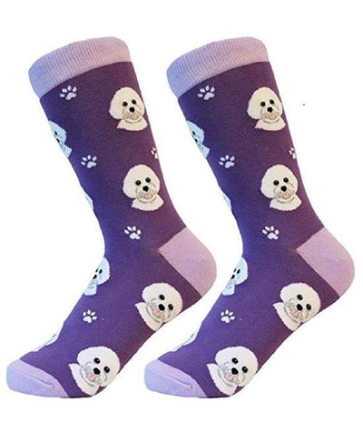 Bichon Frise Socks - Premium Socks from Sock Daddy - Just $9.95! Shop now at Pat's Monograms