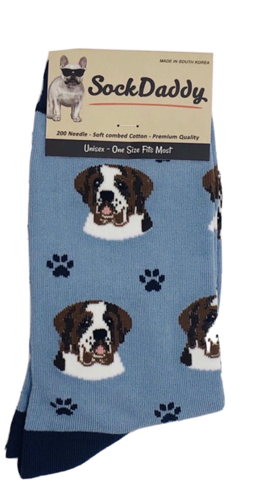 Saint Bernard Socks - Premium Socks from Sock Daddy - Just $9.95! Shop now at Pat's Monograms