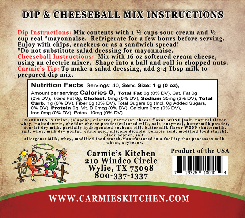 Jalapeno Ranch Dip - Premium Dips & Spreads from Carmie's Kitchen - Just $4.5! Shop now at Pat's Monograms