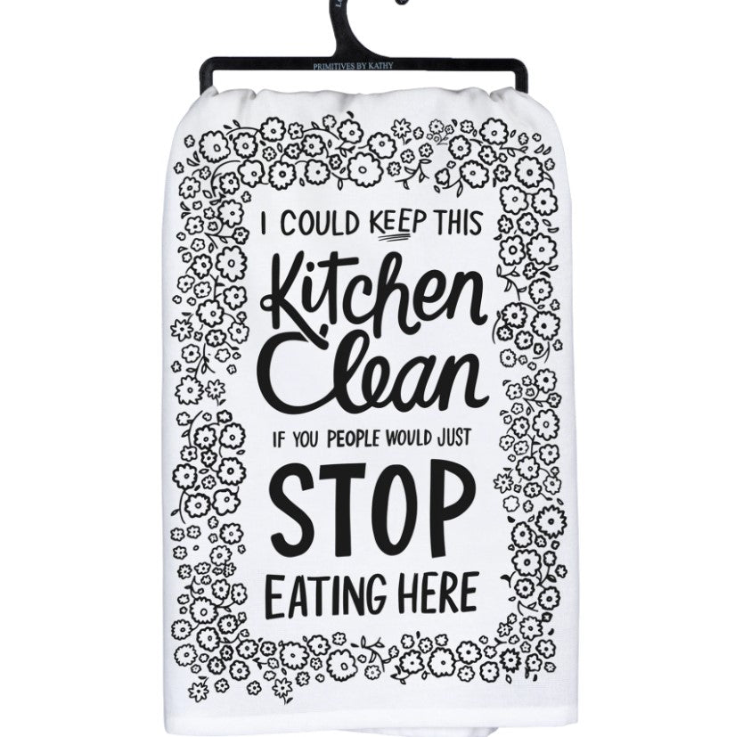Kitchen Towel - Kitchen Clean - Premium Kitchen Towel from Primitives by Kathy - Just $8.95! Shop now at Pat's Monograms