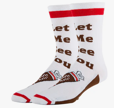 Let Me See U Tootsie - Premium  from Oooh Yeah Socks/Sock It Up/Oooh Geez Slippers - Just $11.95! Shop now at Pat's Monograms