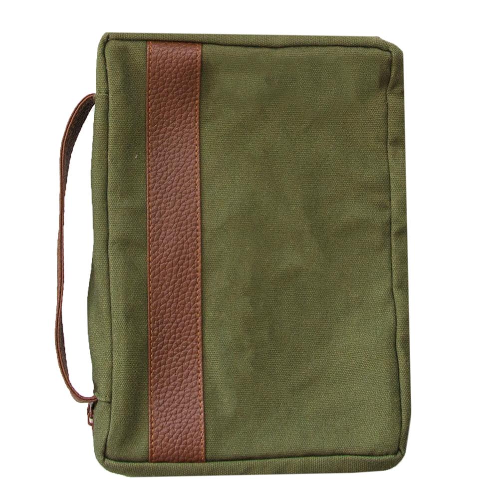 Canvas Bible Cover for Men - Premium Accessories from Mainstreet - Just $16.00! Shop now at Pat's Monograms