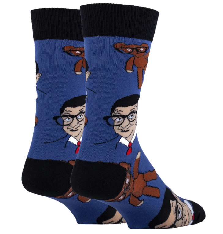 Mr. Bean Crew Socks - Premium Socks from Oooh Yeah Socks/Sock It Up/Oooh Geez Slippers - Just $9.95! Shop now at Pat's Monograms