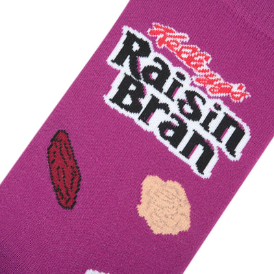 Raisin Bran Crew Socks - Premium Socks from Crazy Socks - Just $7.00! Shop now at Pat's Monograms