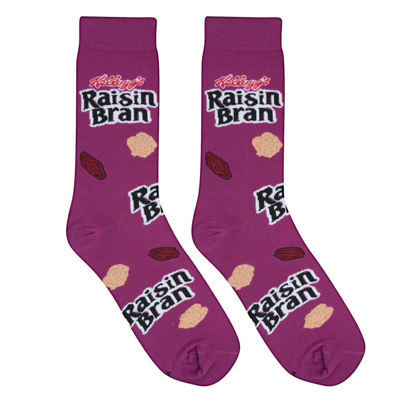 Raisin Bran Crew Socks - Premium Socks from Crazy Socks - Just $7.00! Shop now at Pat&