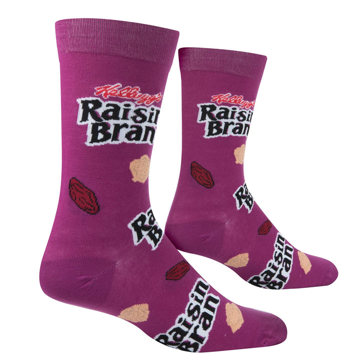 Raisin Bran Crew Socks - Premium Socks from Crazy Socks - Just $7.00! Shop now at Pat's Monograms