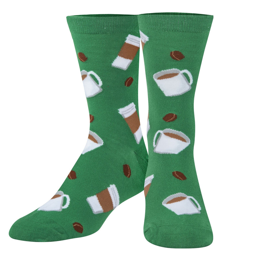 Coffee Women's Crew Socks - Premium Socks from Crazy Socks - Just $7.00! Shop now at Pat's Monograms