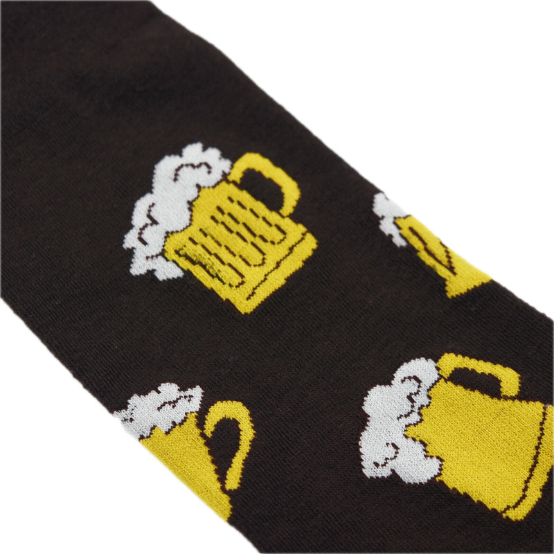 Beer Mugs Crew Socks - Premium Socks from Crazy Socks - Just $7.00! Shop now at Pat&