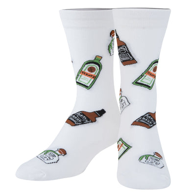 Mini Bottles Crew Socks - Premium Socks from Crazy Socks - Just $7.00! Shop now at Pat's Monograms