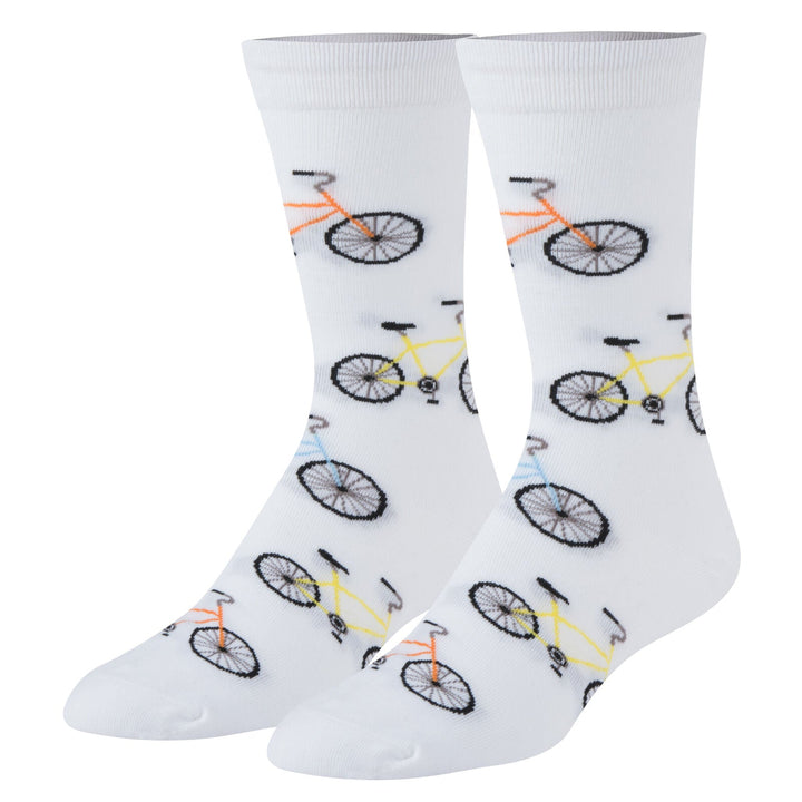 Bicycles Crew Socks - Premium Socks from Crazy Socks - Just $7.00! Shop now at Pat's Monograms