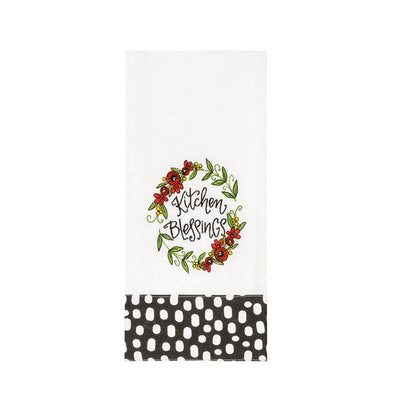 Kitchen Blessings Tea Towel - Premium Kitchen Towels from Shannon Roads Gifts - Just $10.95! Shop now at Pat's Monograms