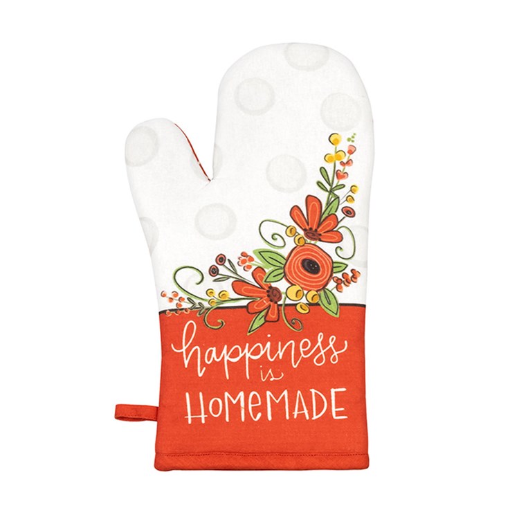 Happiness Is Oven Mitt - Premium Oven Mitts & Pot Holders from Shannon Roads Gifts - Just $16.95! Shop now at Pat's Monograms