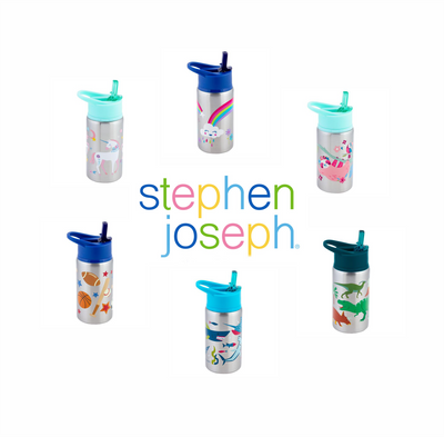 Stainless Steel Water Bottle - Premium water bottle from Stephen Joseph - Just $15.95! Shop now at Pat's Monograms
